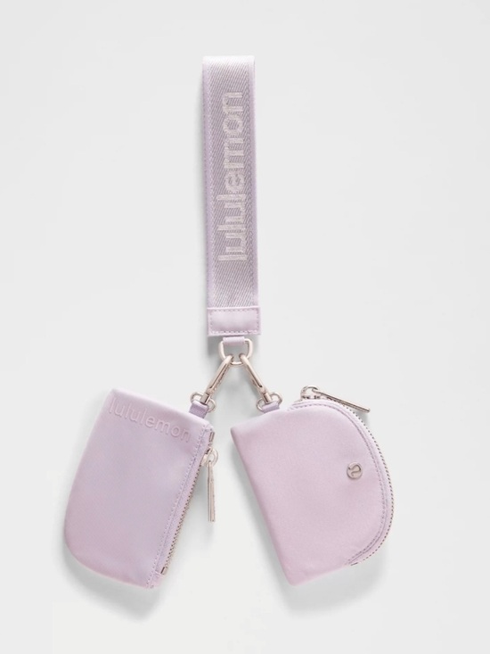 lululemon athletica Accessories - Lululemon metallic wordmark dual pouch